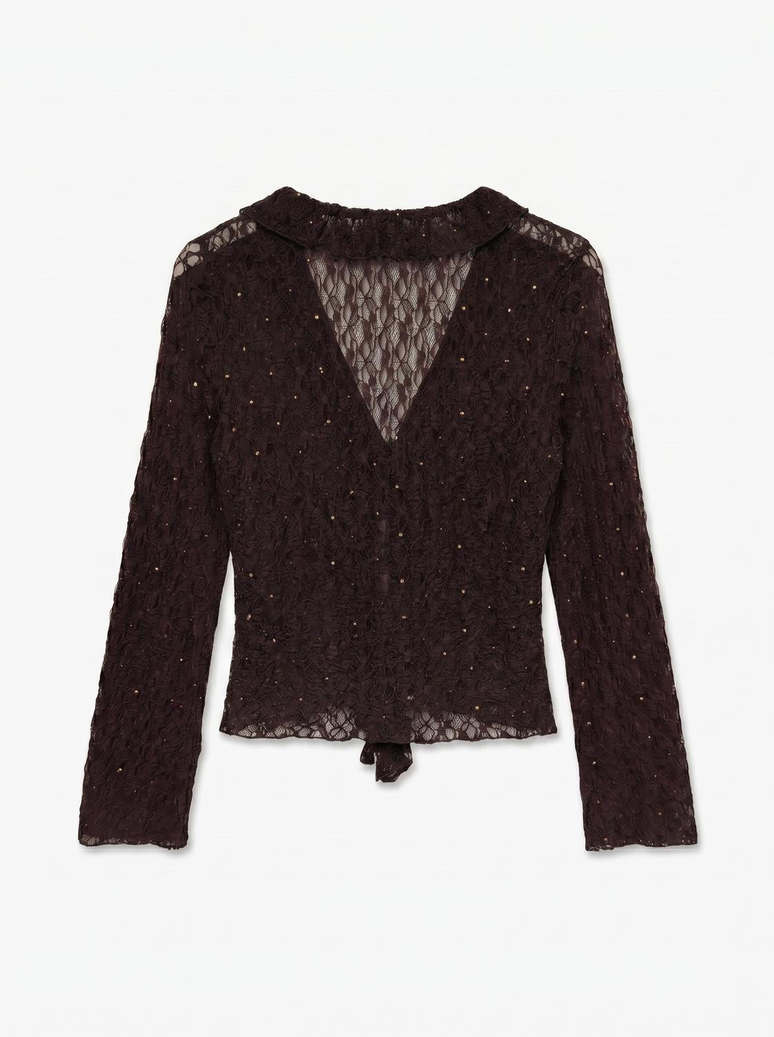 VMSARA Top - Chocolate Brown - VERO MODA & VILA Bergvik